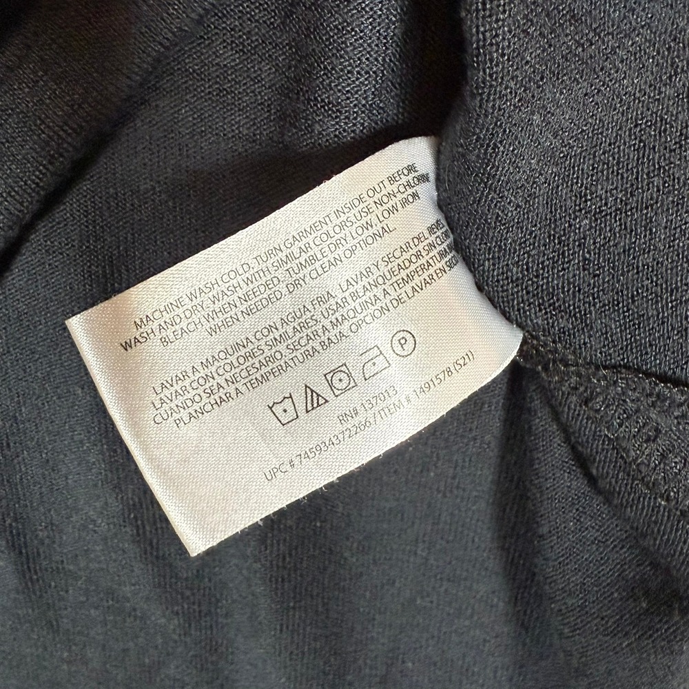 Orvis Classic Collection Women's V Neck Knit Top Tee Relaxed Fit Black Size L - Picture 4 of 8